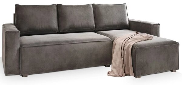 AKCIJA Tamnosiva sklopiva kutna sofa CAVELO, obostrana II. kvaliteta