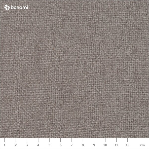 Smeđe-sivi tapecirani bračni krevet s prostorom za odlaganje s podnicom 140x200 cm Mattis – Meise Möbel