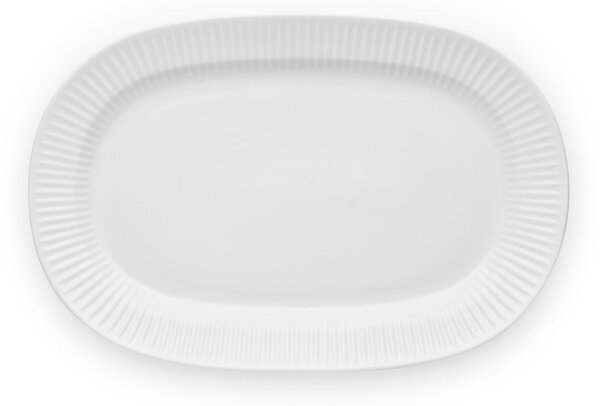 Bijeli porculanski tanjur za posluživanje Eva Solo Legio Nova, 37,5 x 25 cm