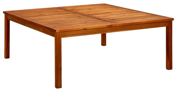 VidaXL Vrtni stolić za kavu 110 x 110 x 45 cm masivno bagremovo drvo
