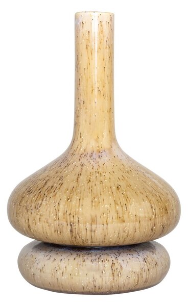 Bež keramička vaza Hübsch Sand, visina 24 cm