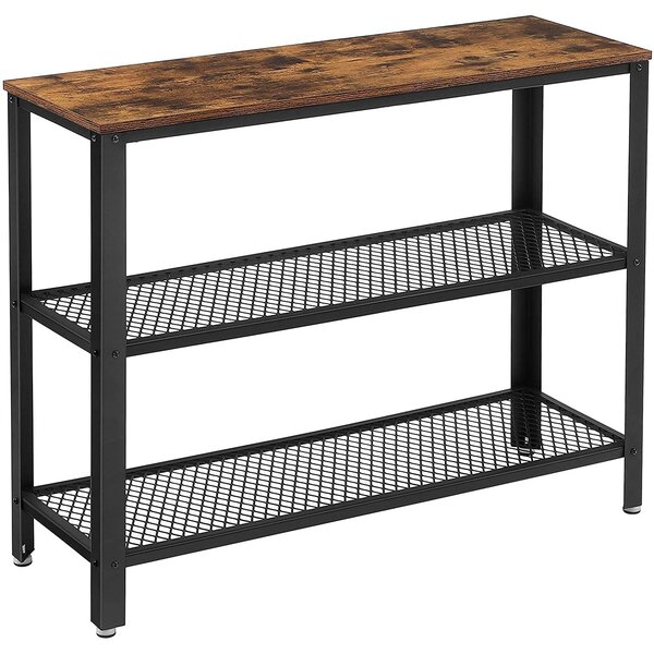 Moderan konzolni stol s 2 police 101,5 x 35 x 80 cm | VASAGLE