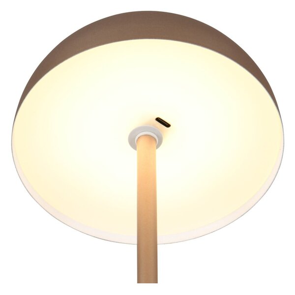 LED stolna lampa u brončanoj boji s metalnim sjenilom (visina 21 cm) Munoz – Reality