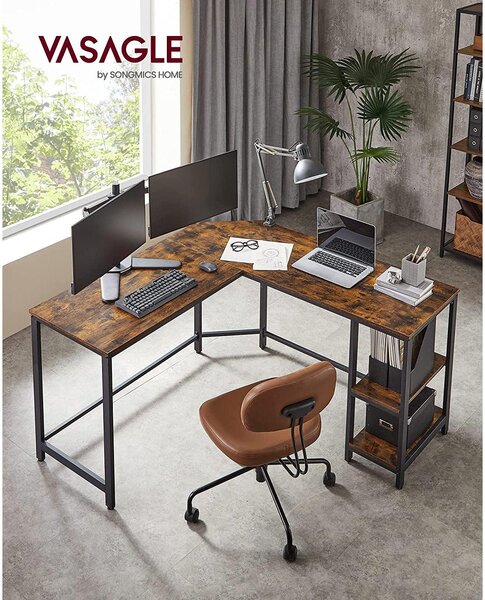 Računalni stol u obliku slova L, kutni stol 138 x 138 x 76