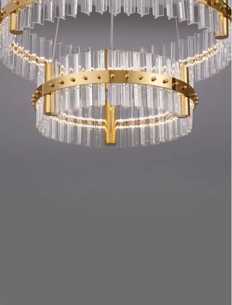 KEZO VISILICA LED/3000K/67W/5709Lm/PLATINUM GOLD NL9019735