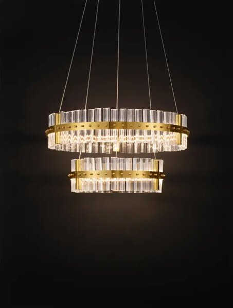 KEZO VISILICA LED/3000K/67W/5709Lm/PLATINUM GOLD NL9019735