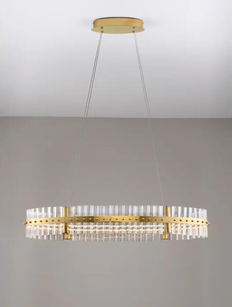 KEZO VISILICA LED/3000K/45W/4402Lm/PLATINUM GOLD NL9019736