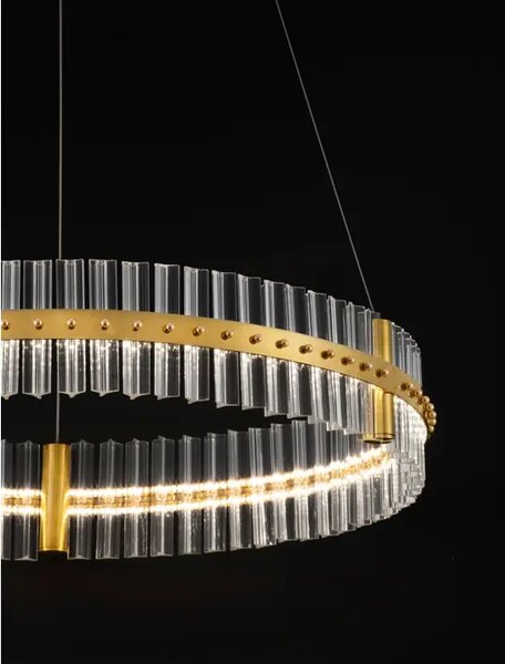 KEZO VISILICA LED/3000K/56W/6339Lm/PLATINUM GOLD NL9019734
