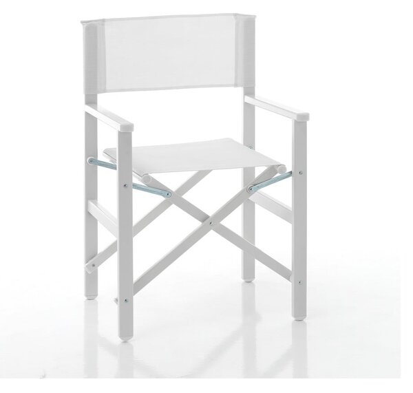 Bijela metalna vrtna stolica Milos – Tomasucci