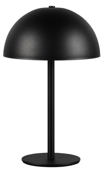 Mat crna LED stolna lampa s metalnim sjenilom (visina 21 cm) Munoz – Reality