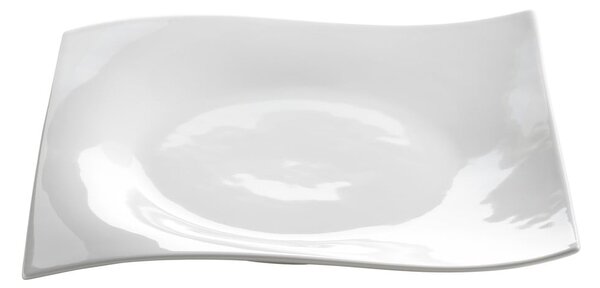 Bijeli porculanski tanjur Maxwell & Williams Motion, 27,5 x 27,5 cm