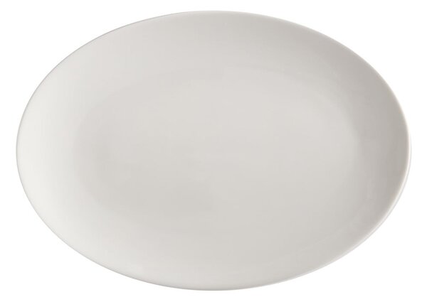 Bijeli porculanski tanjur Maxwell & Williams Basic, 35 x 25 cm