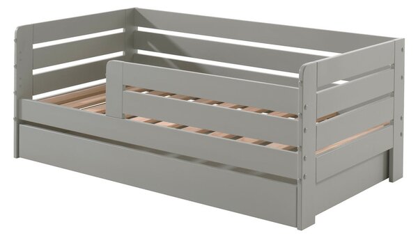 Sivi dječji krevet Vipack, 70 x 140 cm