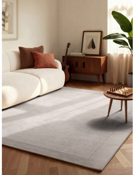 Sivi ručno rađen tepih od mješavine vune 160x230 cm Kari – Villeroy&Boch