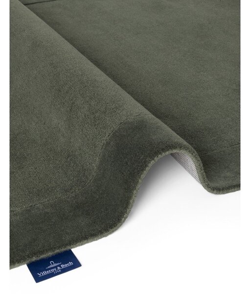 Tamno zeleni ručno rađen tepih od mješavine vune 120x180 cm Kari – Villeroy&Boch