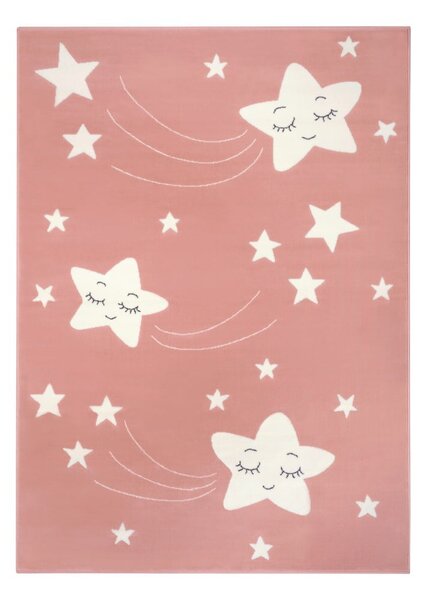 Black Friday - Dječji ružičasti tepih Hanse Home Adventures Stardust, 80 x 150 cm