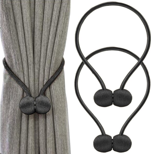 Set od 2 magnetne spone za zavjese UMBRA, crne