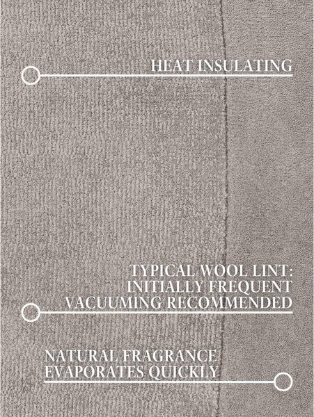 Sivi ručno rađen tepih od mješavine vune 125x200 cm Kari Organic – Villeroy&Boch