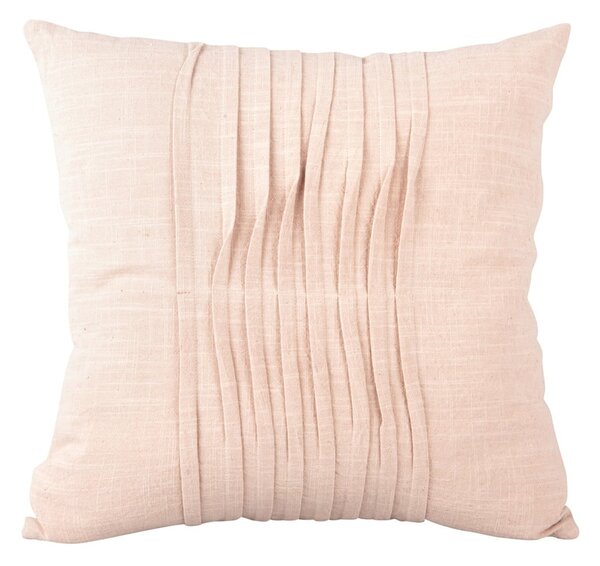 Ružičasti pamučni jastuk PT LIVING Wave, 45 x 45 cm