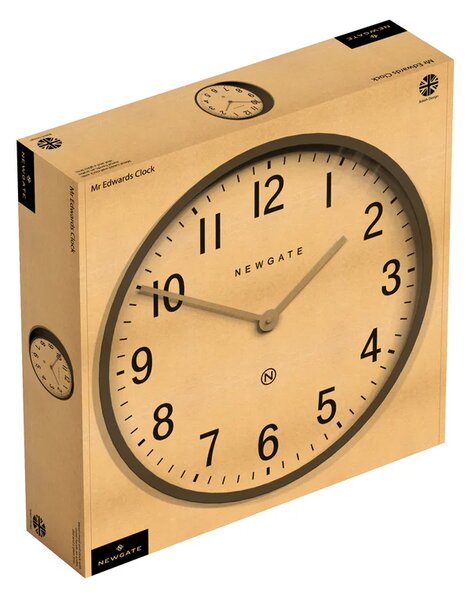 Zidni sat Mr.Edwards Large Brass