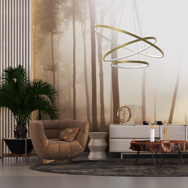 LED viseća svjetiljka ROTONDA GOLD 93W