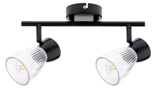 BEST BLACK stropna svjetiljka 2xE14