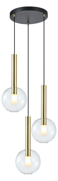 Luster na sajli NIKO 3xG9/9W/230V zlatna