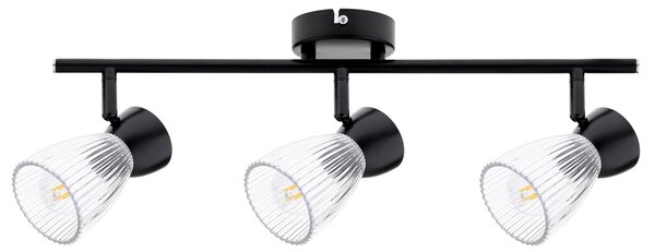 BEST BLACK stropna svjetiljka 3xE14