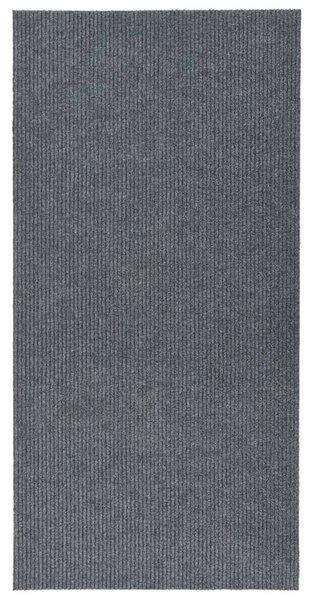 VidaXL Dugi tepih za hvatanje nečistoće 100 x 200 cm sivi