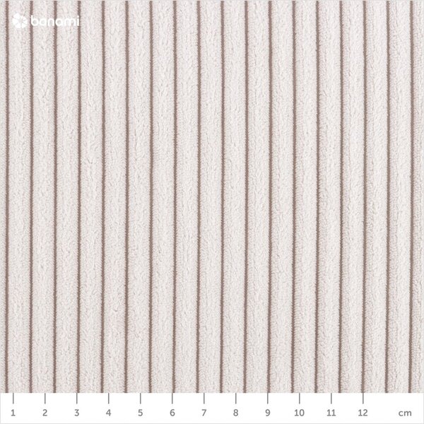 Bež tapecirani bračni krevet bez podnice 180x200 cm Mattis Cord – Meise Möbel