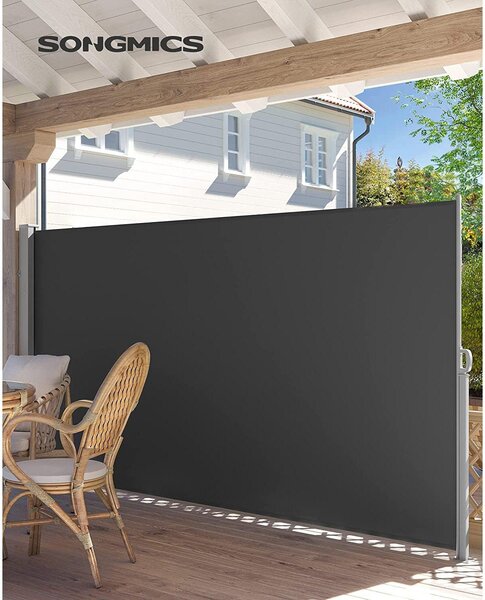 Vanjska sklopiva tenda, 350 x 200 cm, dimno siva