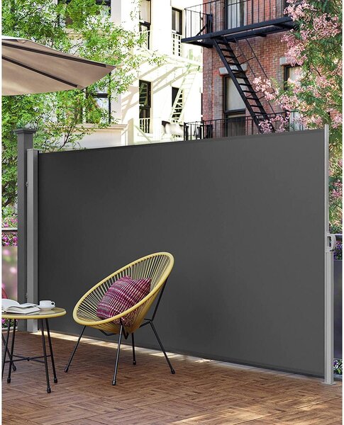 Vanjska sklopiva tenda, 350 x 200 cm, dimno siva