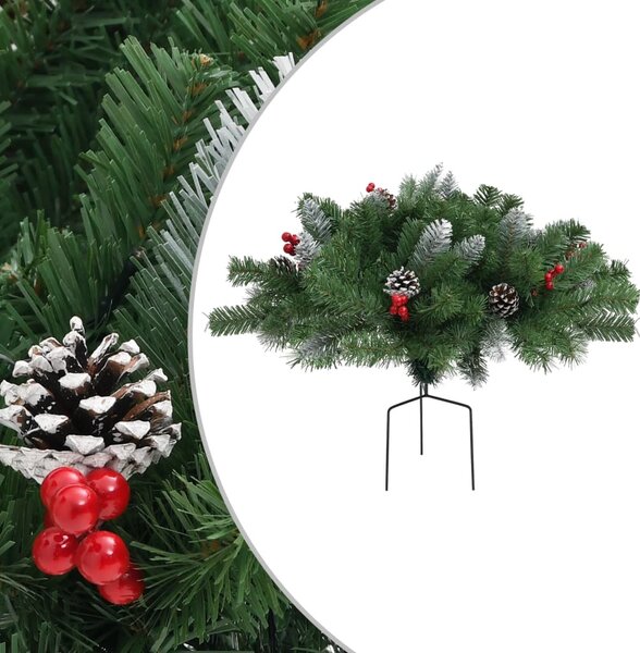 VidaXL Umjetno božićno drvce za staze zeleno 40 cm PVC