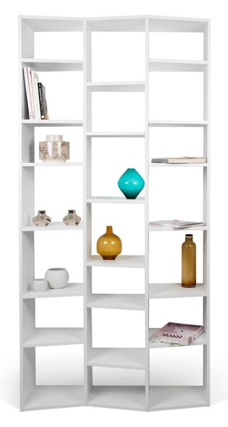Bijela biblioteka 108x224 cm Valsa – TemaHome