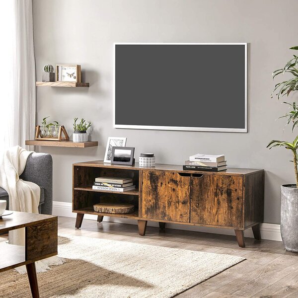 TV ormarić, TV stalak s 2 vrata, 140x40x50 cm | VASAGLE