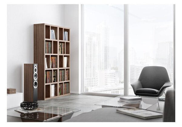 Biblioteka u dekoru oraha u prirodnoj boji 70x198 cm Berlin – TemaHome