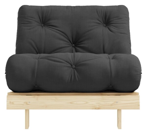 Promjenjiva fotelja Karup Design Roots Raw / Dark Gray