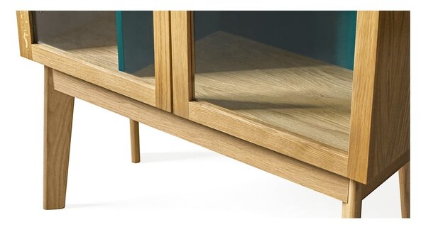 Tirkizno plava vitrina Woodman Avon