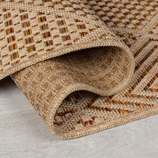 Vanjski tepih u prirodnoj boji 120x170 cm Nora Diamond – Flair Rugs