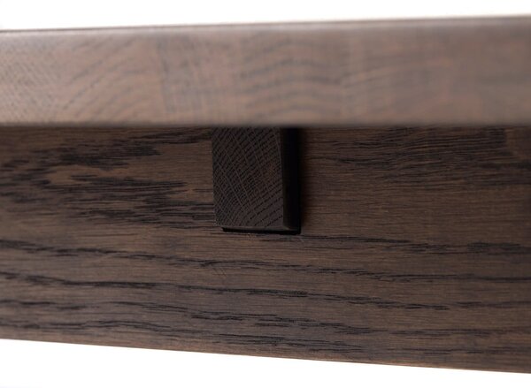 Smeđi proširiv blagovaonski stol 95x180 cm Arun – Unique Furniture