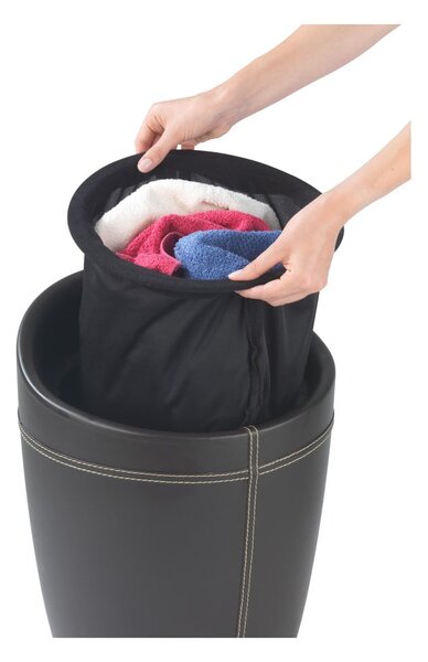 Bijela košara za rublje i stolica u jednom Wenko Candy Looku, 20 l