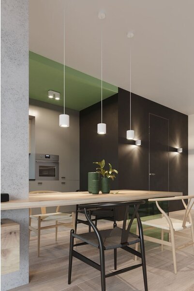 Bijela stropna lampa Sollux Roda