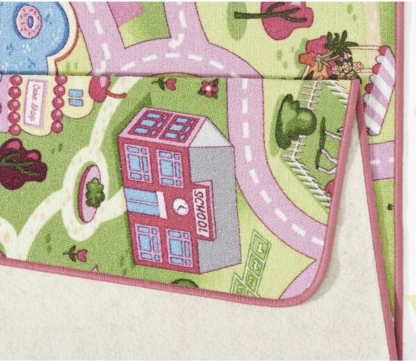 Dječji tepih s ružičastim detaljima Hanse Home City, 140 x 200 cm