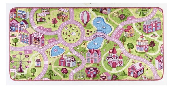 Dječji tepih s ružičastim detaljima Hanse Home City, 160 x 240 cm