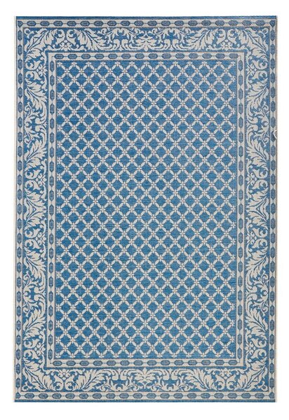 Plavo-krem vanjski tepih NORTHRUGS Royal, 160 x 230 cm