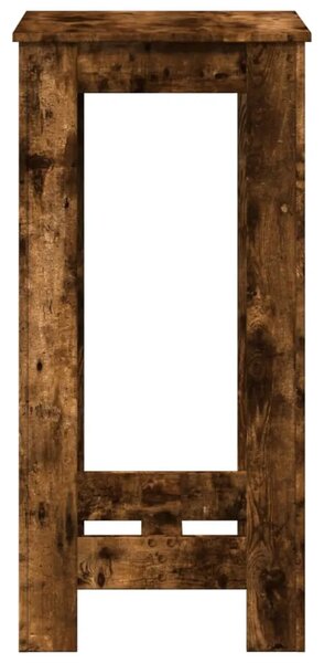 Barski stol boja hrasta 51 x 50 x 103 5 cm konstruirano drvo - Dimljeni hrast 51 cm