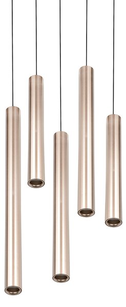 Trio Lighting Arimato LED viseća svjetiljka, Ø 35 cm, krem boje, metal, CCT, Bež, Dnevni boravak/blagovaonica, Metal