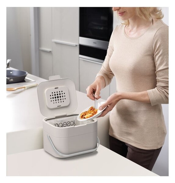 Kanta za kompostirani otpad IntelligentWaste Joseph Joseph Stack, 4 l