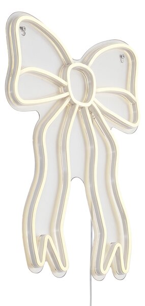 Neonska zidna svjetiljka topla bijela uklj. LED - Bow