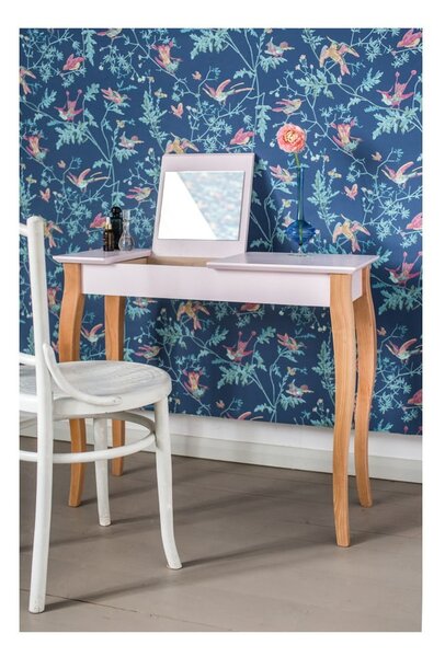 Grafitno sivi toaletni stolić sa zrcalom Ragaba Dressing Table, duljine 85 cm